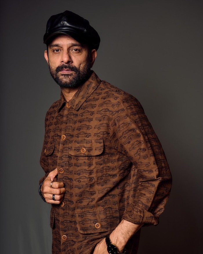 Jaideep Ahlawat In Car Embroidery Jacket