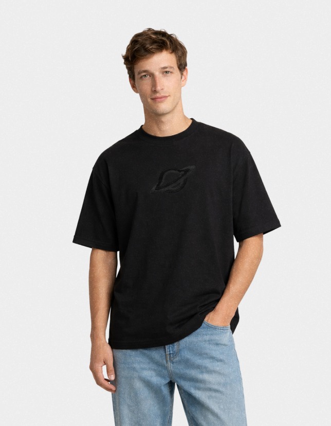 Shadow Orbit Embroidered Tee