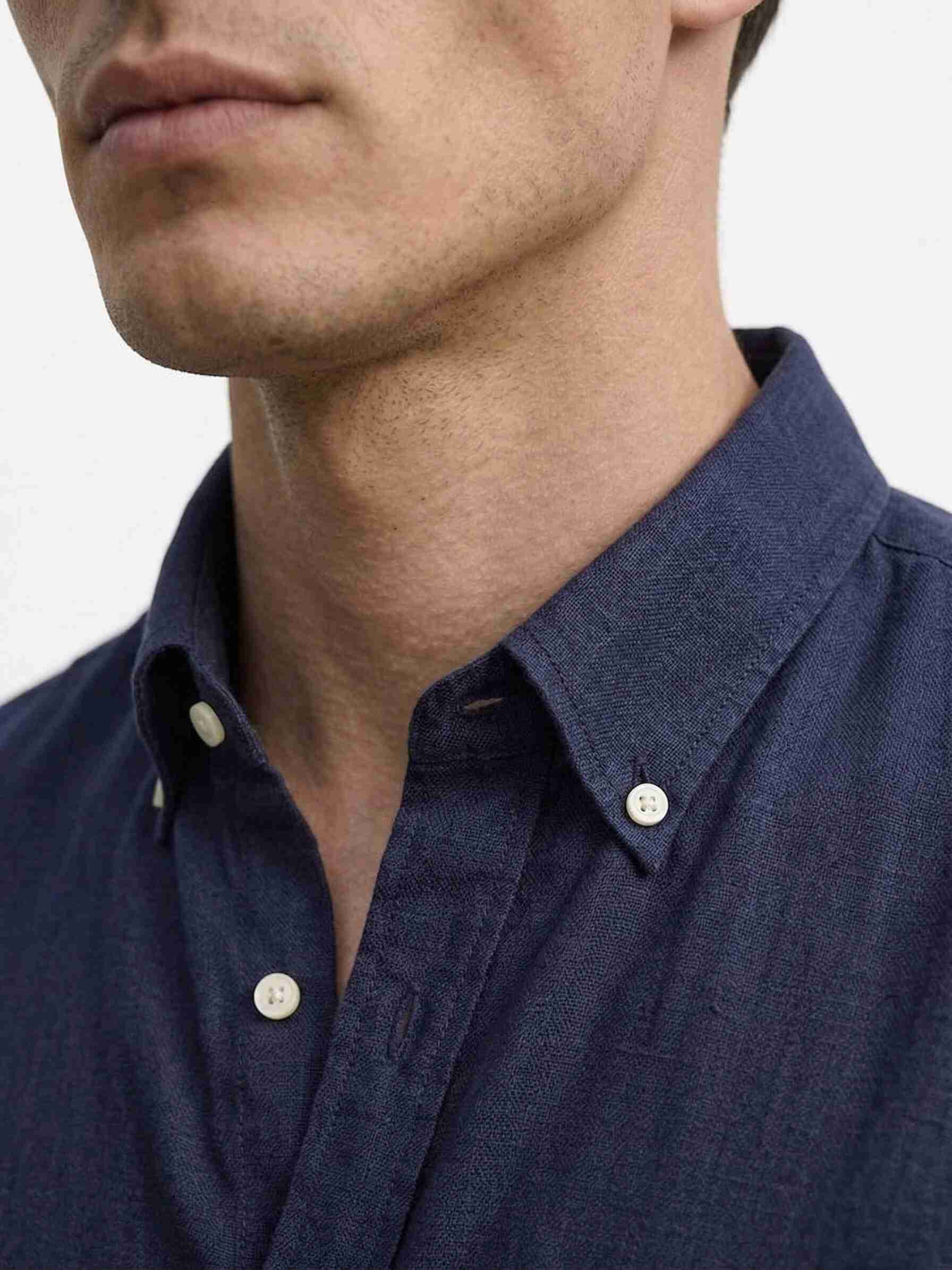 Linen Button-Down Shirt
