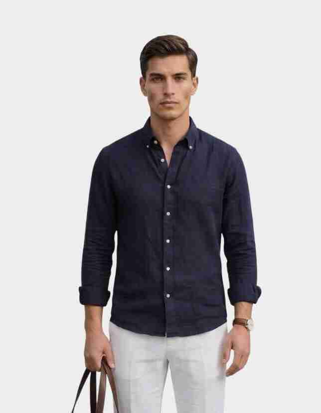Linen Button-Down Shirt