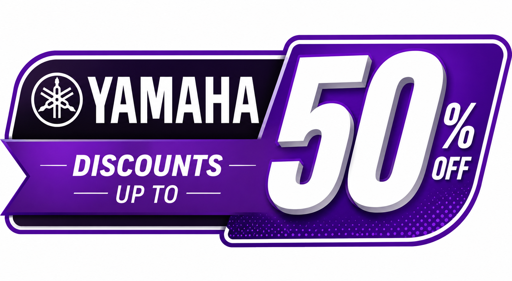 YAMAHA 50 percent Off