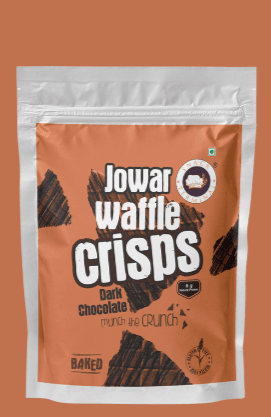 Jowar Dark Chocolate Waffle Crisps