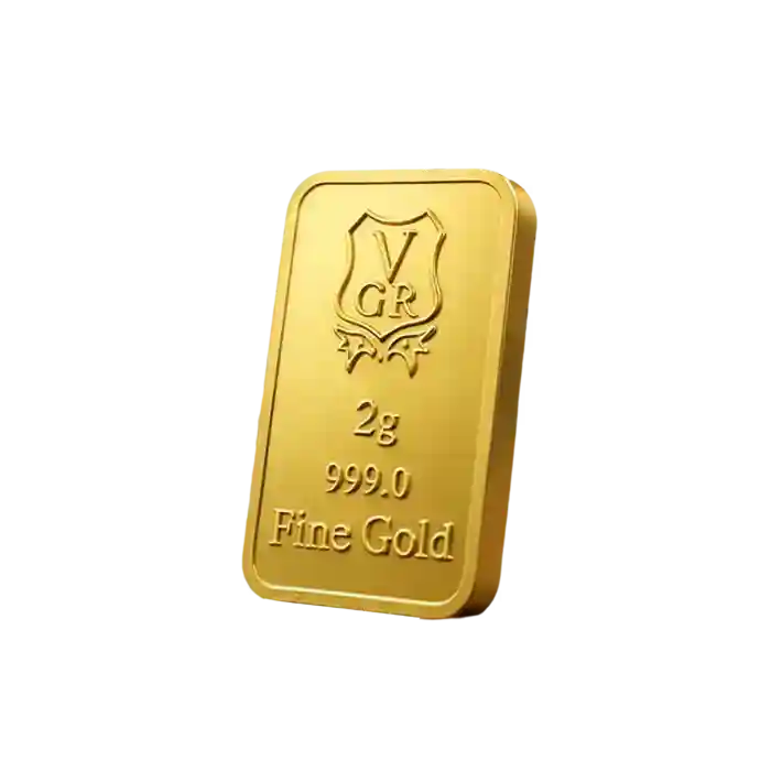24K (999.0) 2 gm Gold Bar