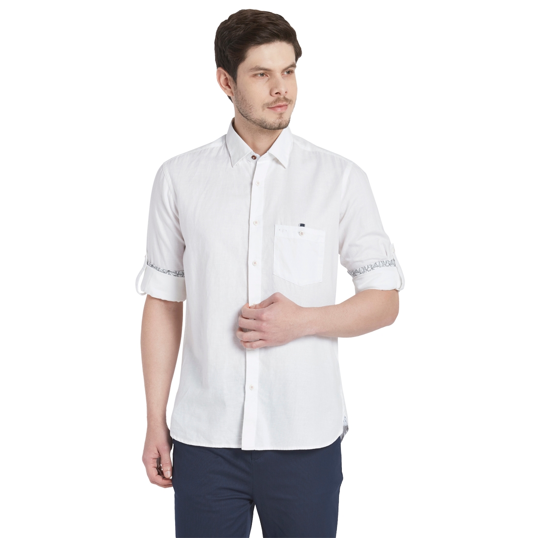 ColorPlus | ColorPlus White Formal Shirt 0