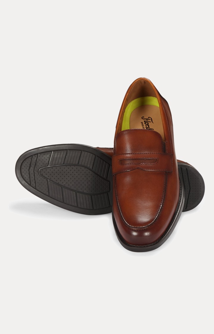 Florsheim Cognac Men Work Semi Formal