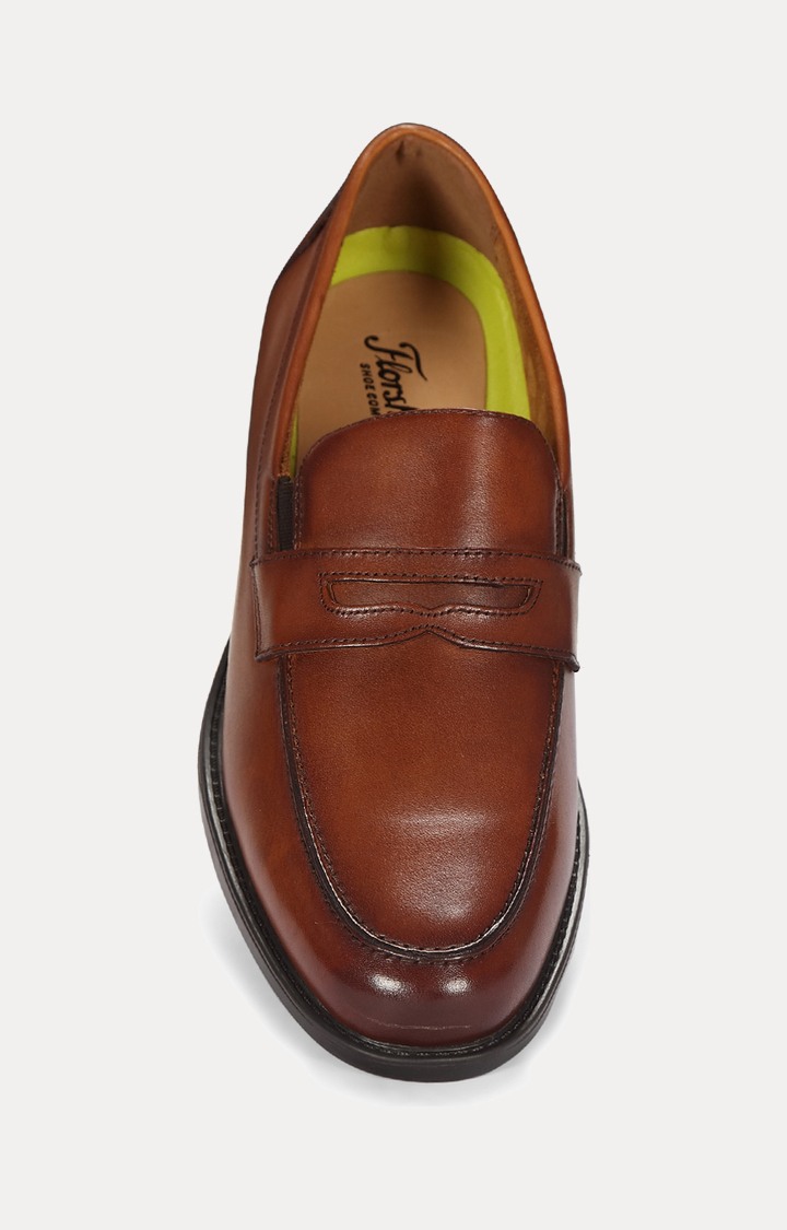 Florsheim Cognac Men Work Semi Formal