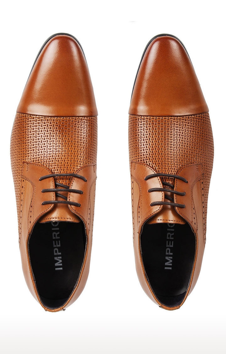 Imperio | Tan Derby Shoes 4