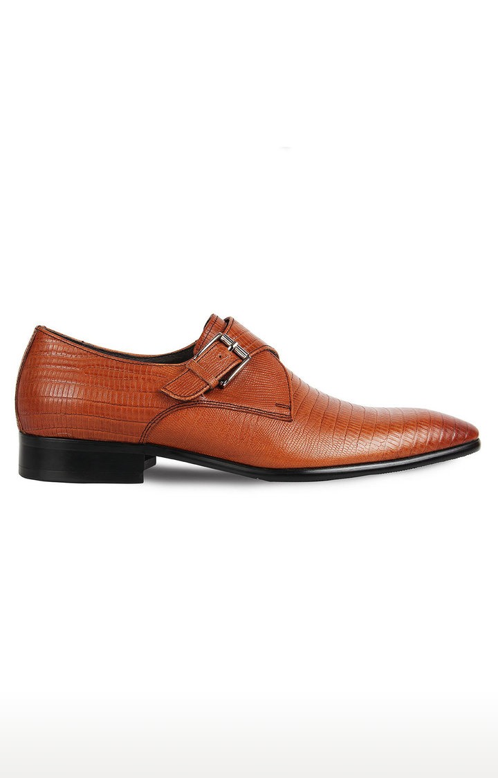 Proxon - Lightweight Brown Steel Toe Monk Strap Shoes for Men main image 1