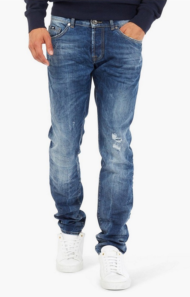 Jeans Homme FOX JEANS 'Norton' - Coupe Regular Fit Droite, Taille 32 à 44, Longueur 35 Pouces