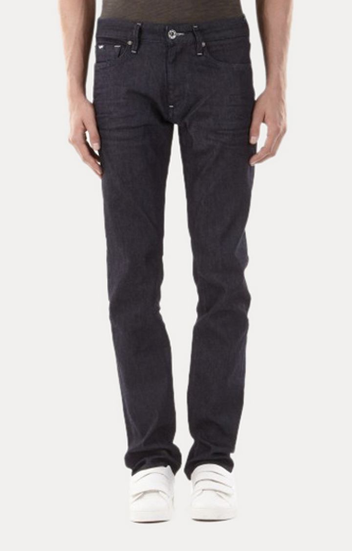 Men s Morris Dark Straight Fit Blue Jeans