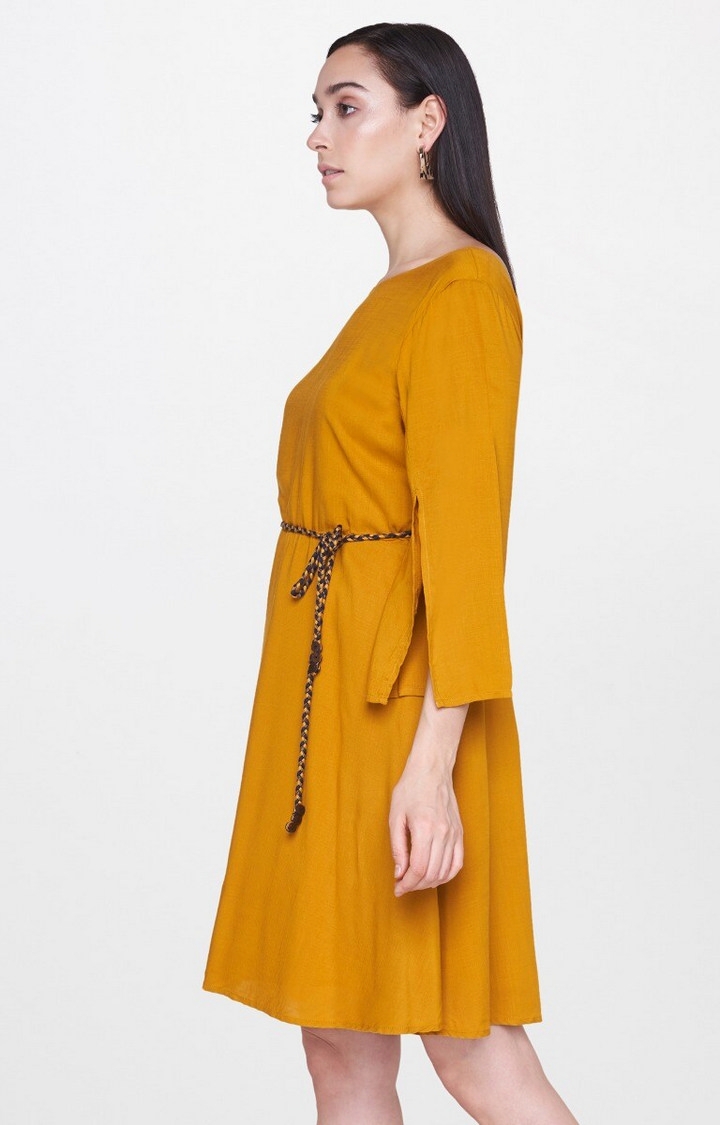 AND | AND OCHRE DRESS 2