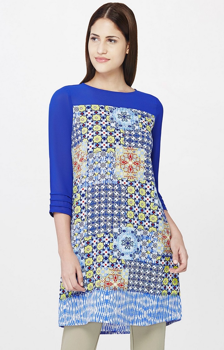 AND | Blue Printed Tunic 0