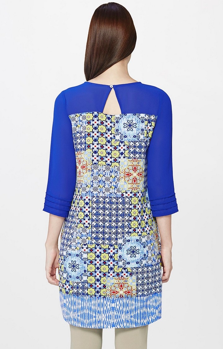 AND | Blue Printed Tunic 2