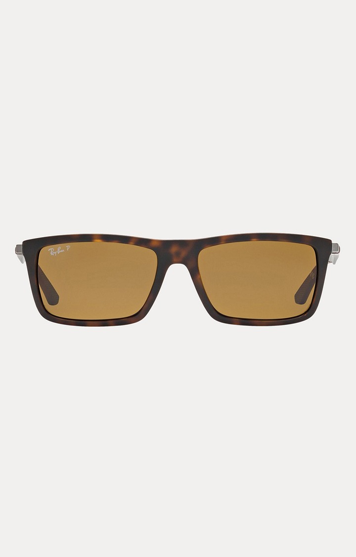 Ray-Ban Brown Rectangle Sunglasses
