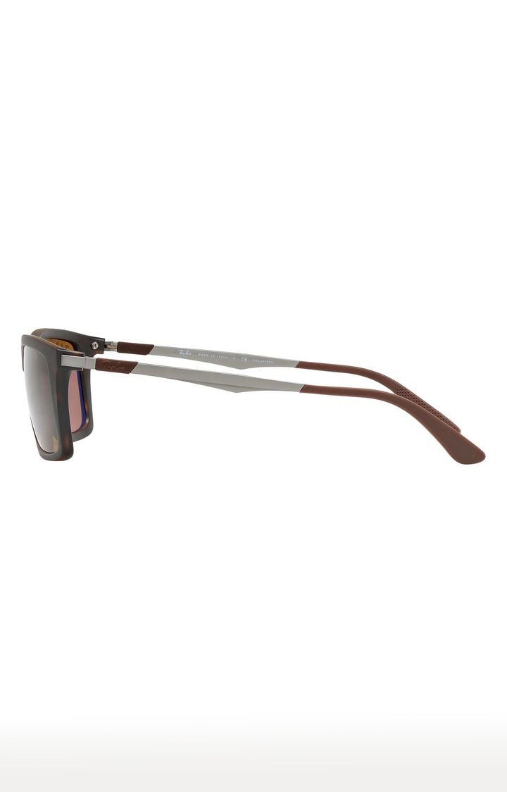 Ray-Ban Brown Rectangle Sunglasses
