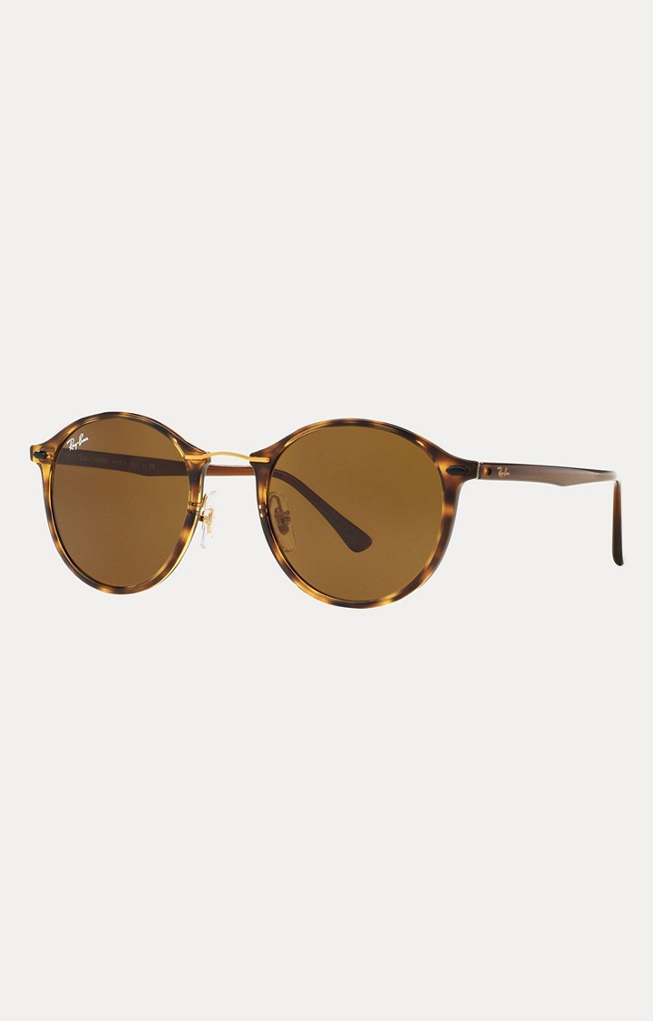 Ray-Ban Brown Round Sunglasses