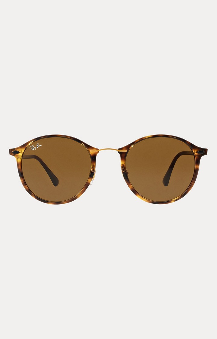 Ray-Ban Brown Round Sunglasses
