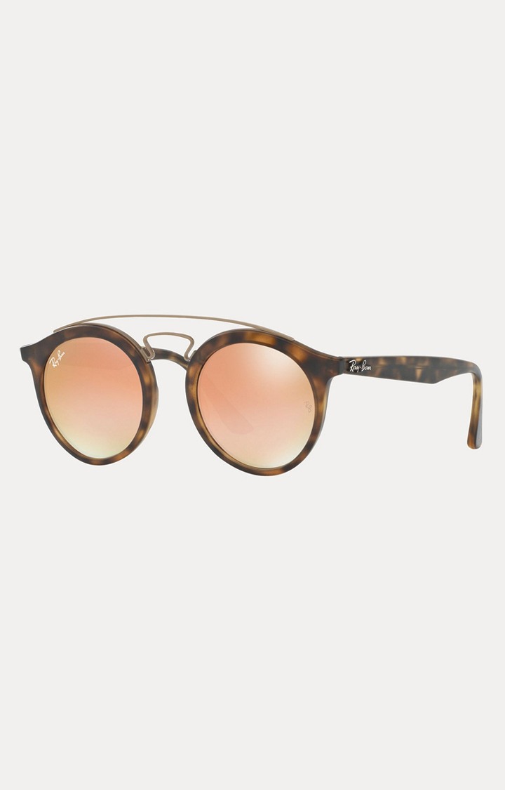 Ray-Ban Brown Round Sunglasses