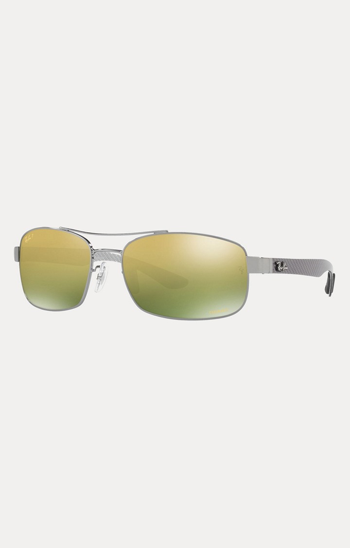 Ray-Ban Gun Metal Rectangle Sunglasses