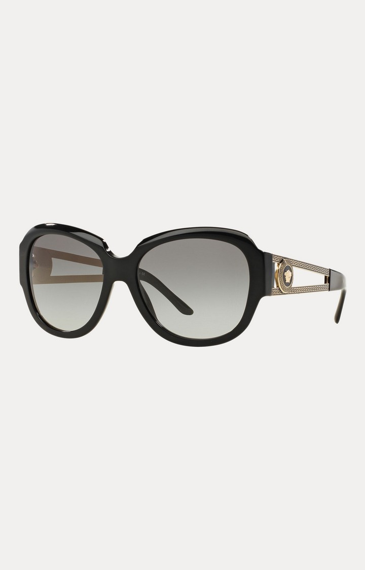 Versace Black Oversized Sunglasses