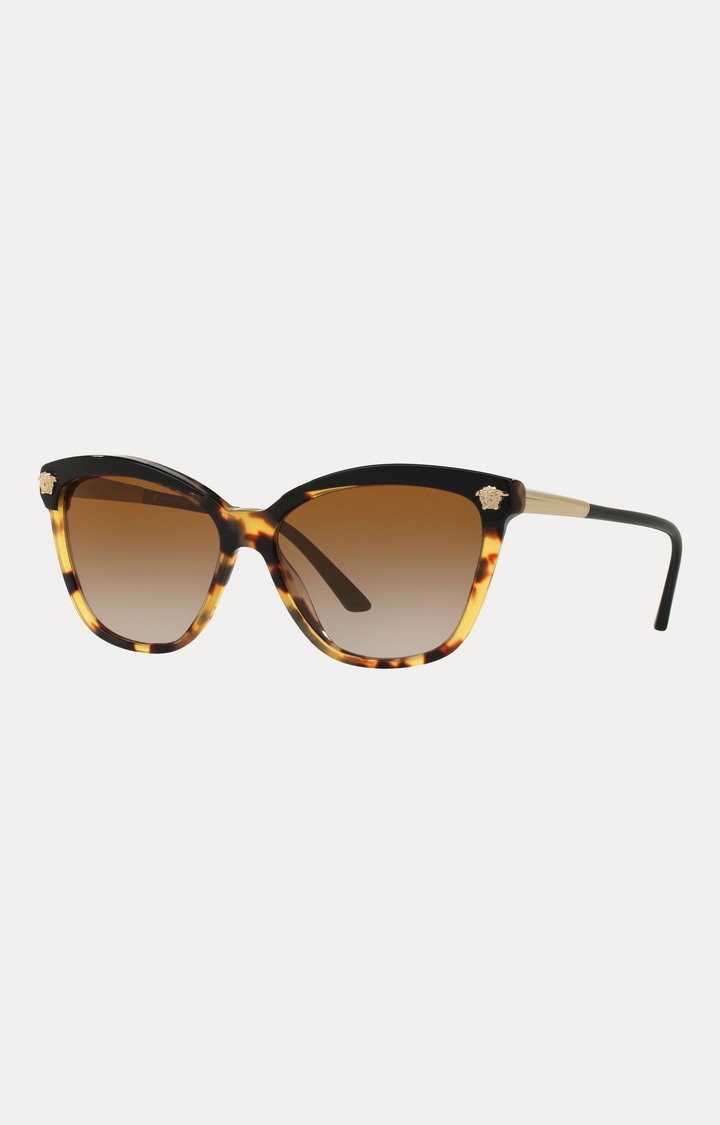 Versace Brown Square Sunglasses