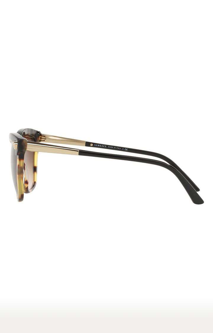 Versace Brown Square Sunglasses