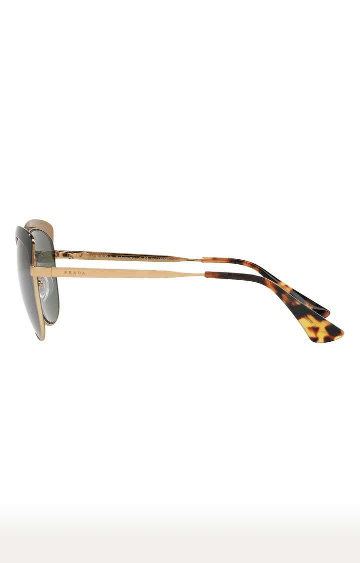 Prada Gold Browline Sunglasses
