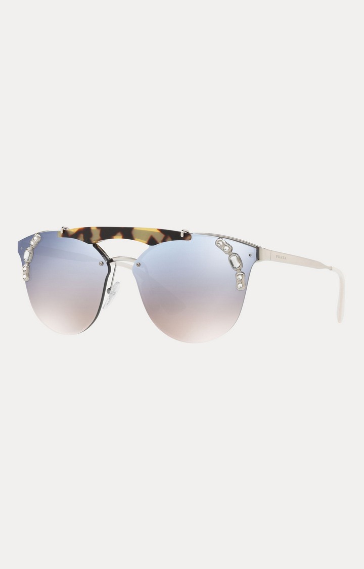 Prada Brown Round Sunglasses
