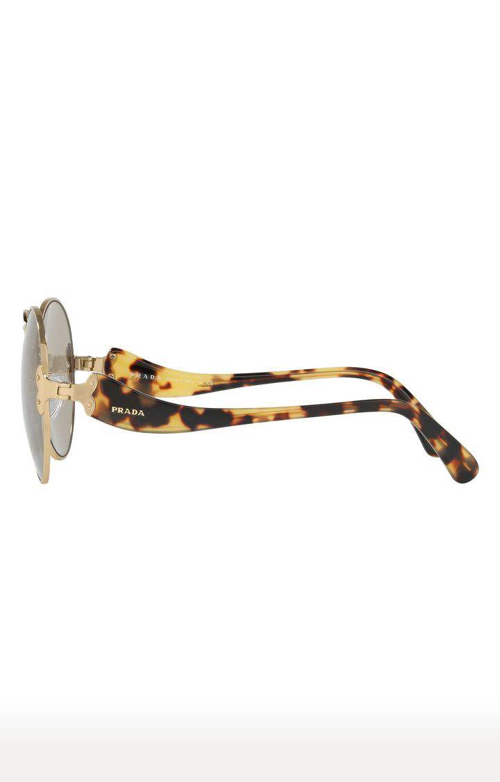 Prada Gold Round Sunglasses
