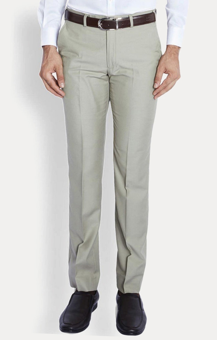 Buy Park Avenue Grey Tapered Fit Flat Front Trousers for Women's Online @  Tata CLiQ