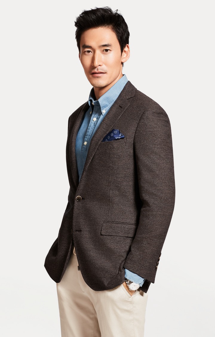Brooks Brothers | Brown Melange Blazer