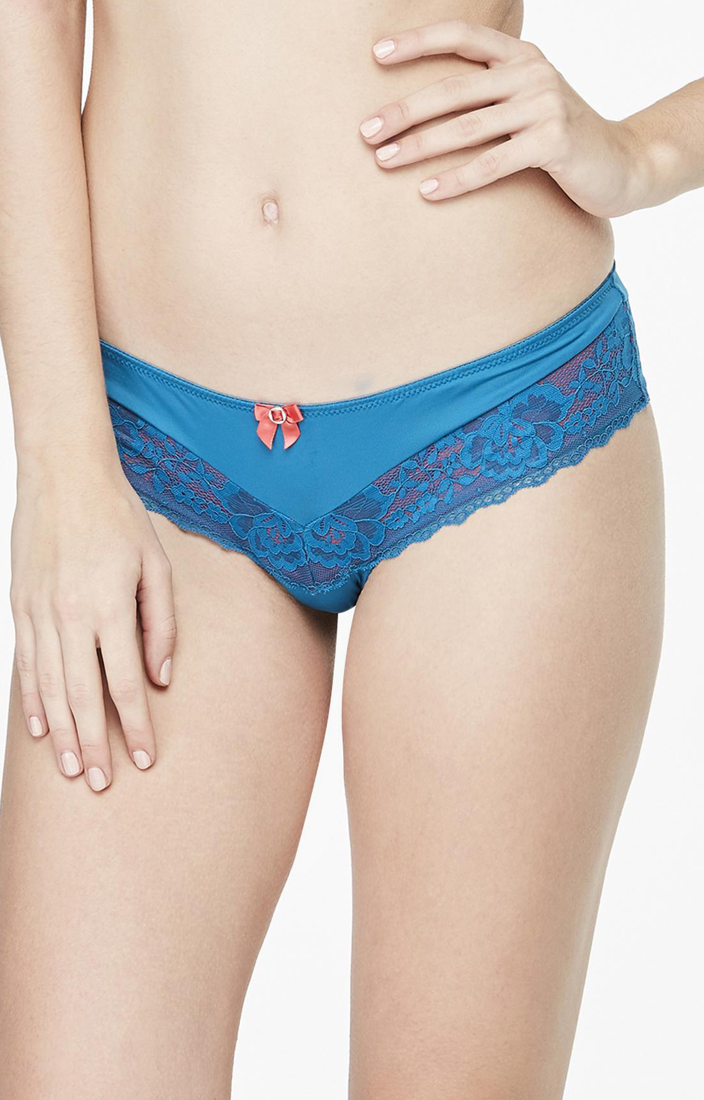 Crystal Teal Hipster Panties