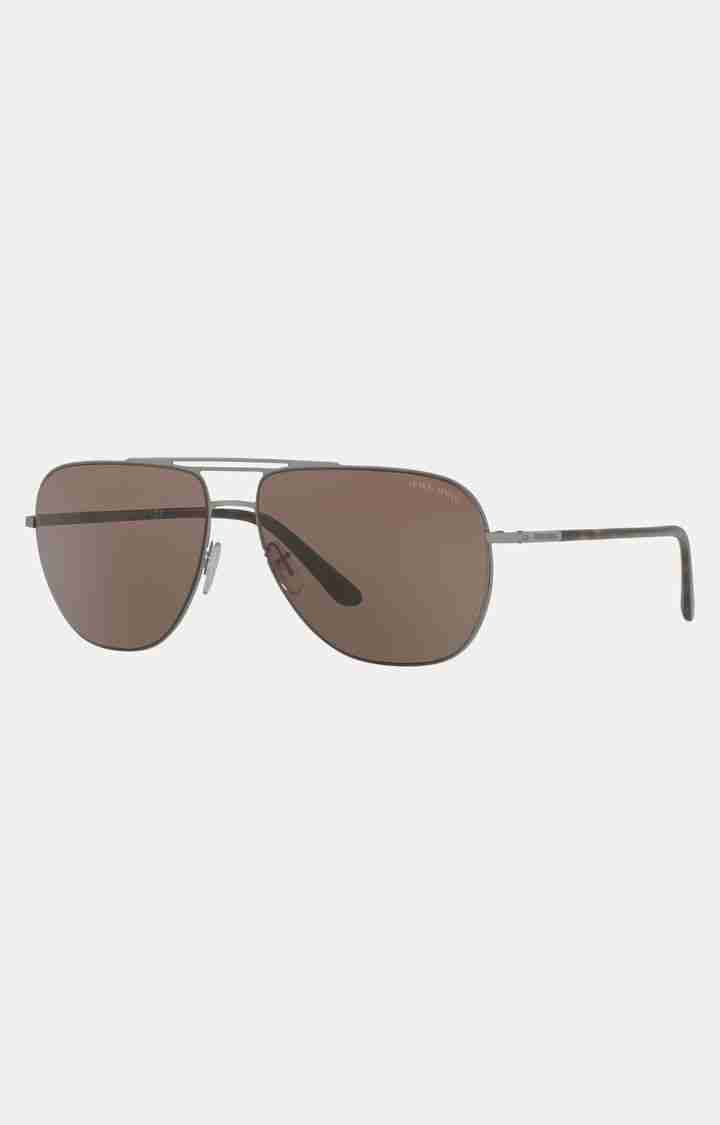 Giorgio Armani Gun Metal Aviators