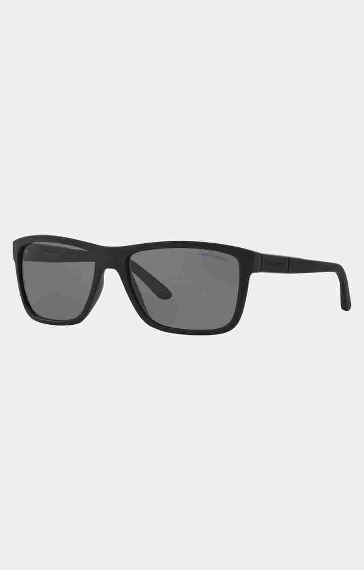 Giorgio Armani Black Rectangle Sunglasses