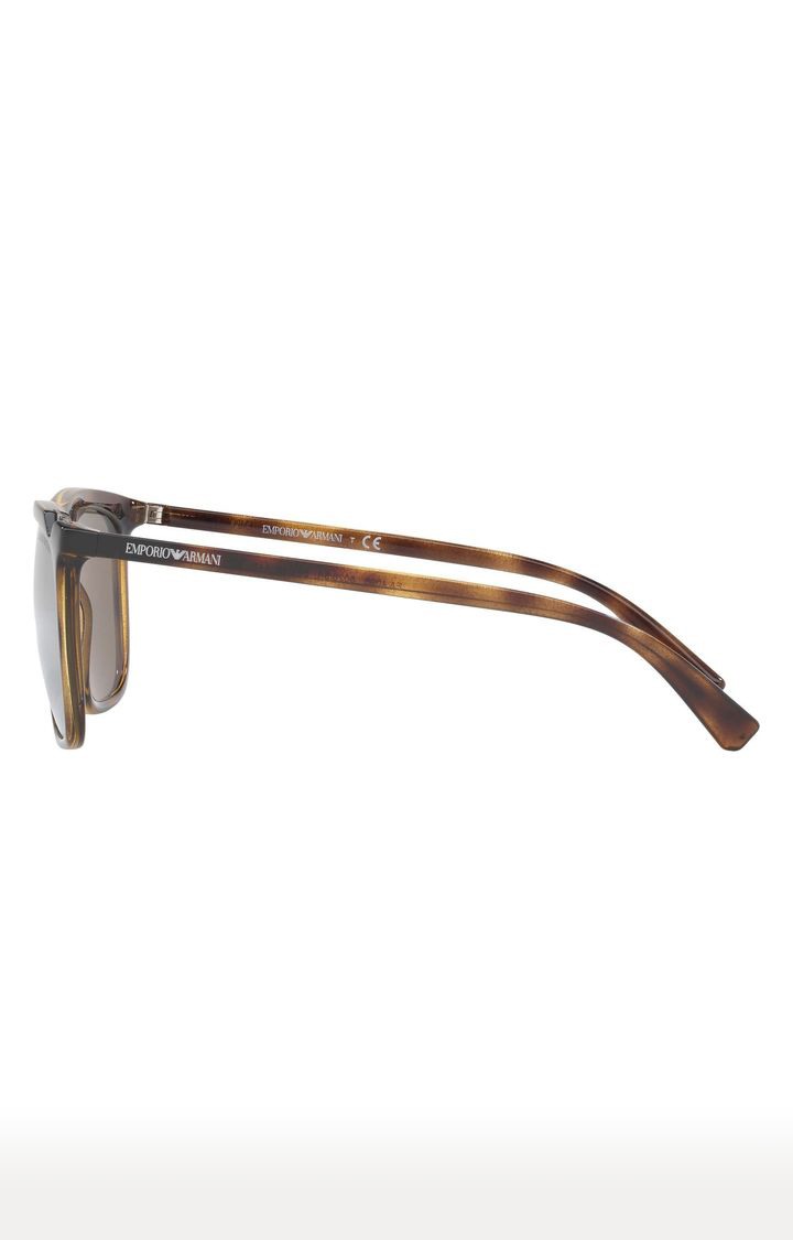 Emporio Armani Brown Square Sunglasses
