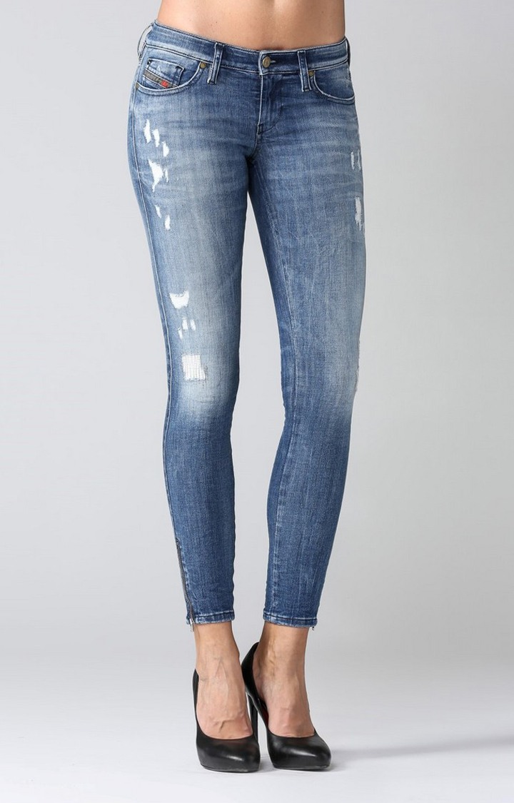 Diesel SKINZEE-LOW-ZIP L.32 PANTALONI Jeans