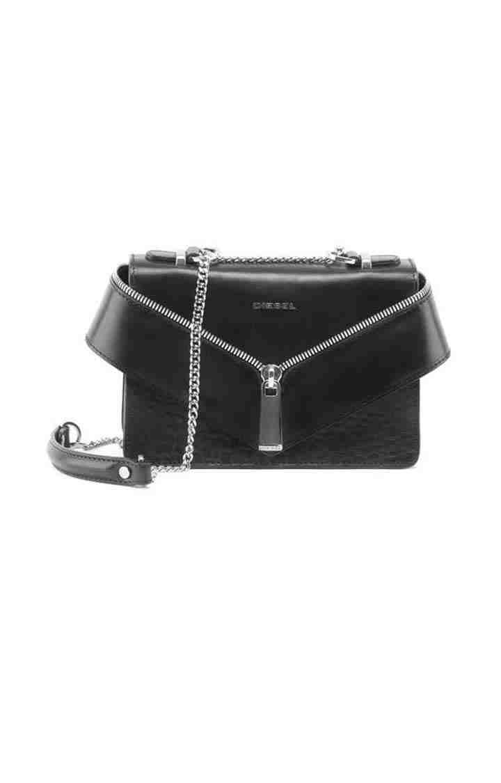 Black LE-ZIPPER LE-XS MISHA II - C Shoulder Bag