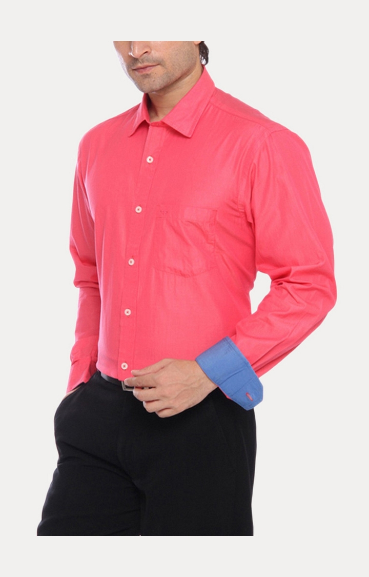 ColorPlus | Red Solid Formal Shirt 1