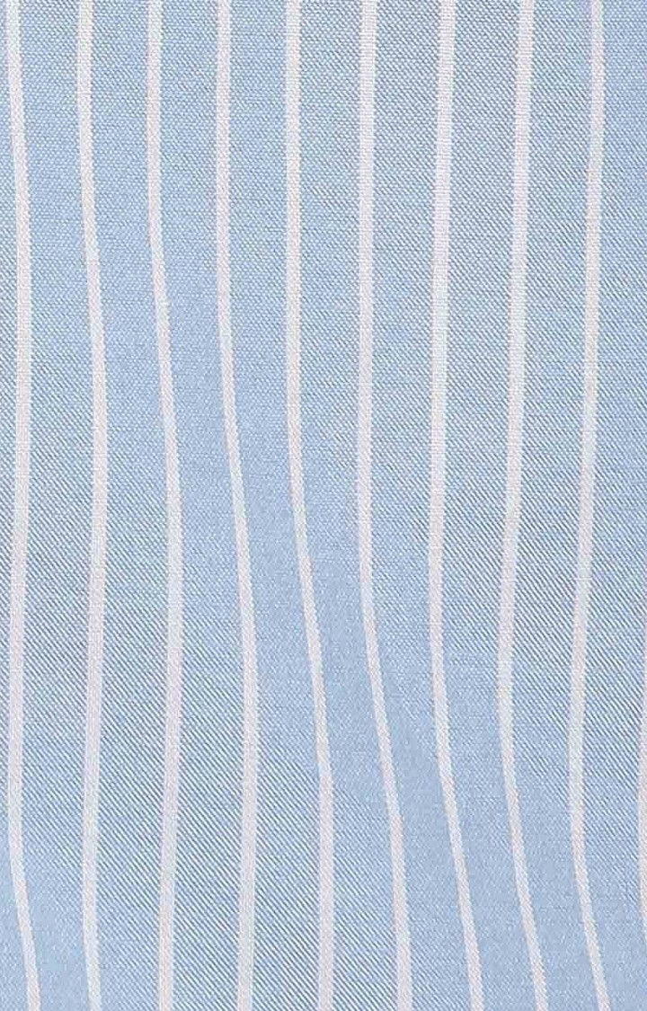 ColorPlus | Blue Striped Casual Shirt 4