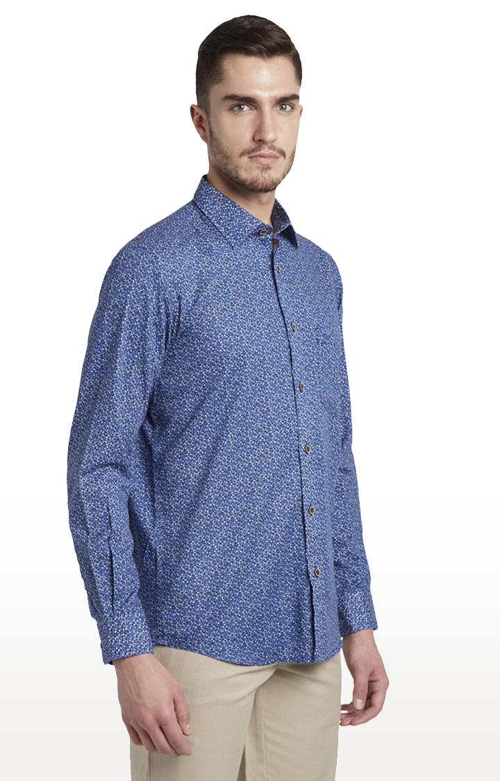 ColorPlus | ColorPlus Blue Casual Shirt 3