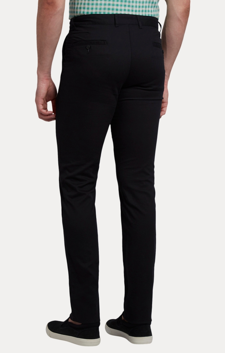 ColorPlus | Black Flat Front Formal Trousers 4