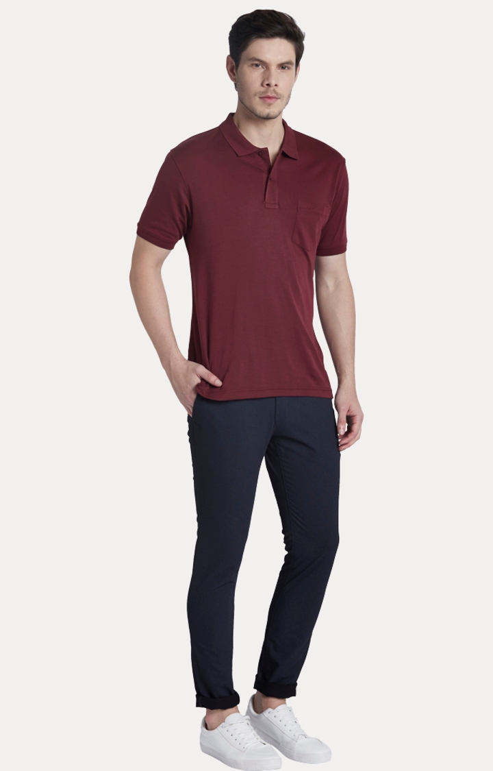 ColorPlus | Navy Tapered Chinos 1
