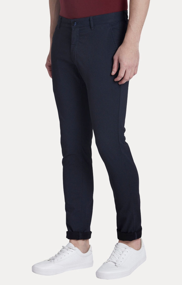 ColorPlus | Navy Tapered Chinos 2