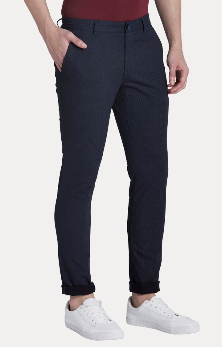 ColorPlus | Navy Tapered Chinos 3
