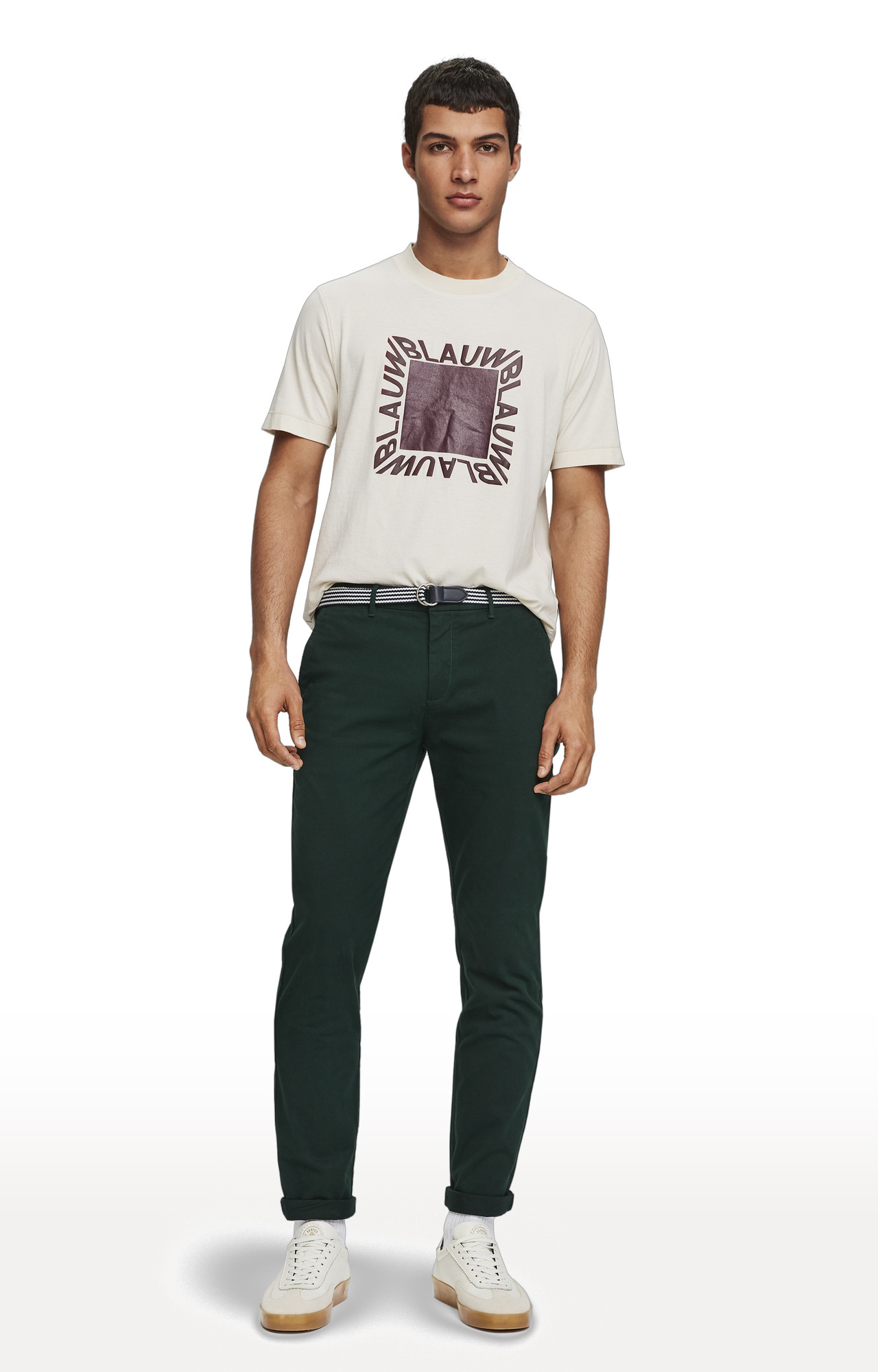 Bottle Green Tapered Chinos