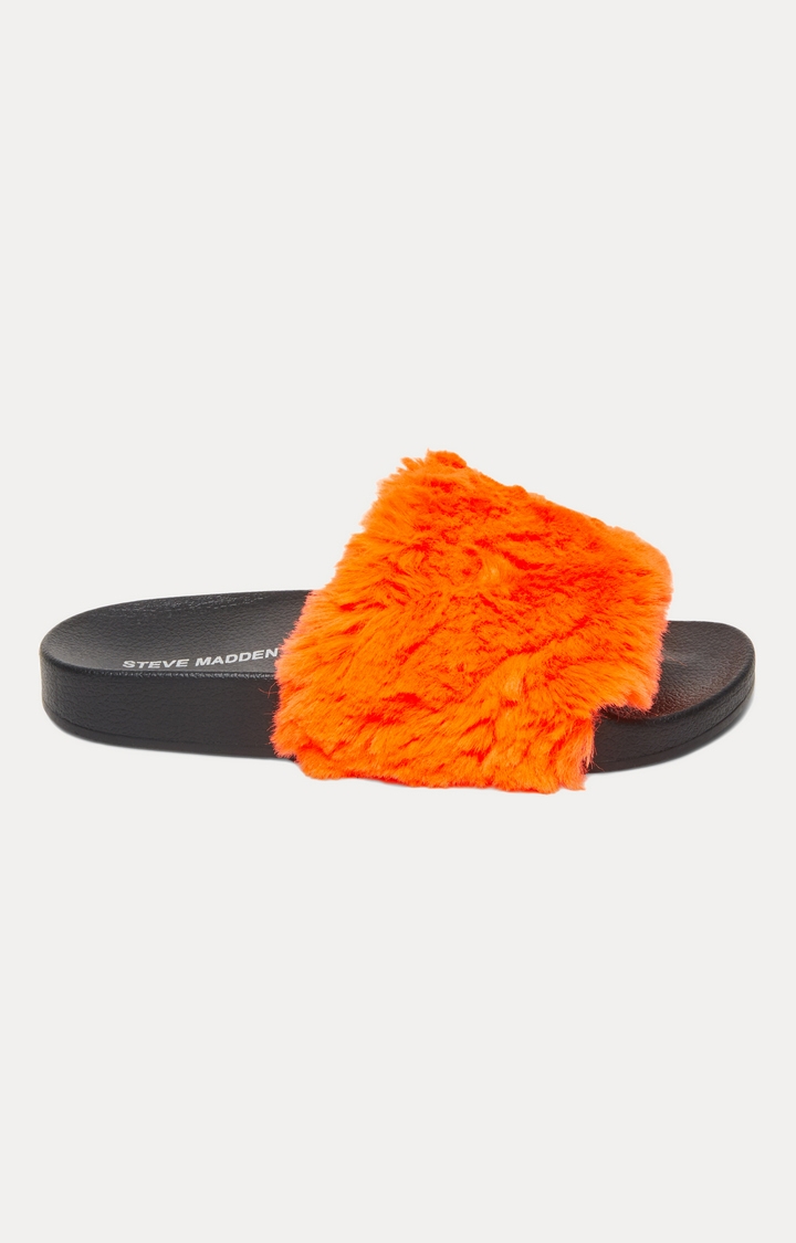 Orange Slip-ons