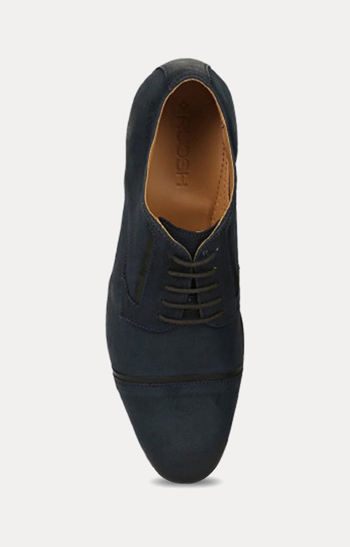 Navy Blue Derby Shoes