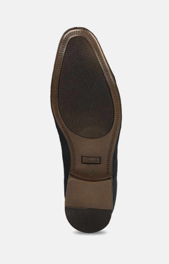 Navy Blue Derby Shoes