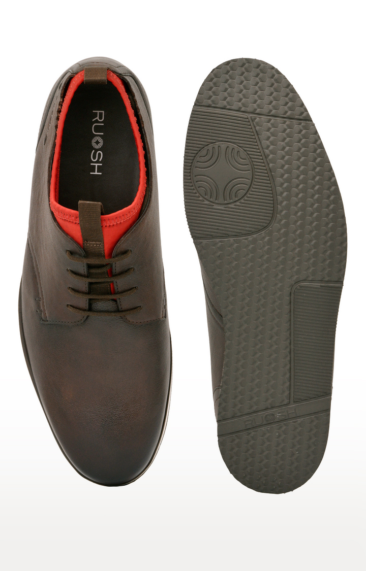 Brown Casual Lace-ups