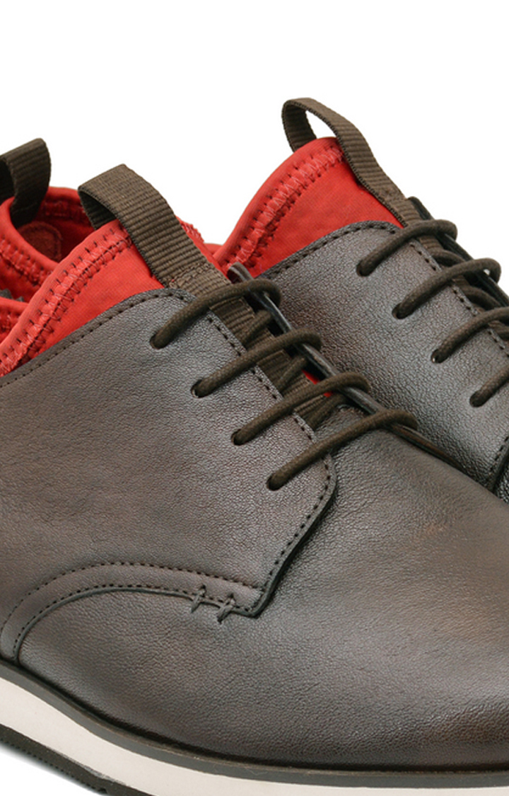 Brown Casual Lace-ups